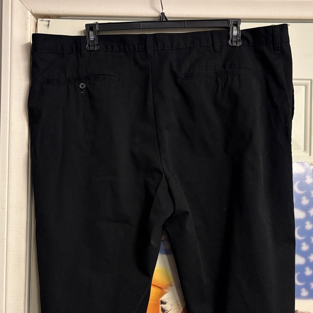 George Men's Elegant Black Dress Pants - Picture 4 of 5